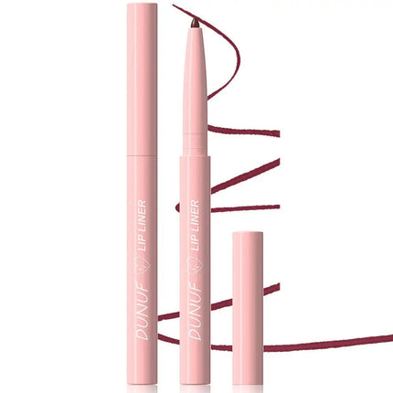 12 Colors Matte Lip Liner Set Long-Lasting Waterproof Lip Pencils with Precise Application Smooth Texture for Defined Lip Contou
