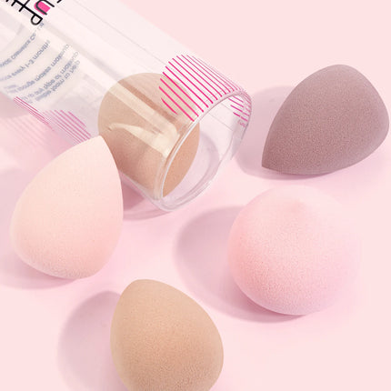 MAANGE 5PCS Makeup Sponge Blender Set Foundation Concealer Powder Cream Puff Dry&Wet Cosmetic Puff Multi-colored Beauty Sponges