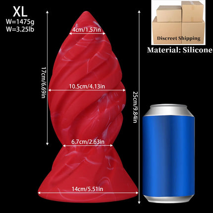 New Anal Plug Big Silicone Soft Long Anal Stretching Set Training Expander Dialator Butt Plug Adult Sex Toys For Women Men Gay