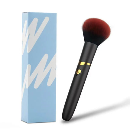 Electric Cosmetic Brush Foundation Blush Loose Powder Brush Beauty Tools Washable Vibration Rechargeable Makeup Brush Tools