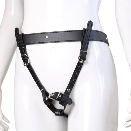 Women Bdsm Bondage Restraints Harness Erotic Sex Toy Forced Orgasm Belt Female Chastity Belt Wear Fixing Trap Strapon Underwear
