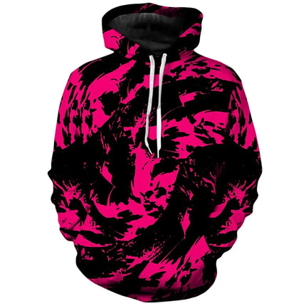 Fashion New Whirlpool Pattern men's Hooded Sweatshirt 3D Printed Color Sports Shirt Stree men's And women's Super Large Hoodies