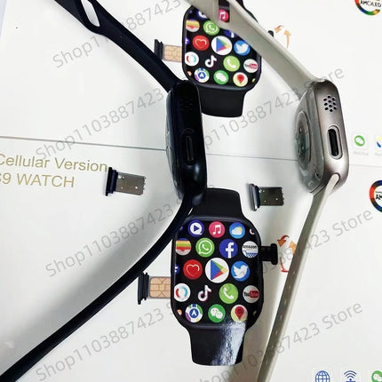 CD99 watch X 5G smartwatch 2.29inch AMOLED 5G LTE smart watch with 180 ° rotary camera GPS WiFi SIM card slot health monitoring
