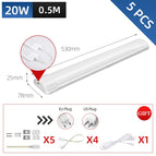 5PCS  0.5M  20W / China Mainland / Warm White (2700-3500K)|EU Plug