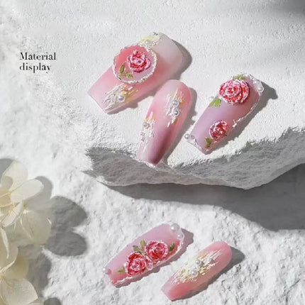 9 Grids Oil Paintting Nail Cream Gel Drawing Gel Paste 3D Texture Oil Gravel Sculpture Varnish Embossing Nail Art Gel