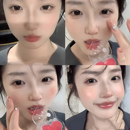 Highlighter cream for face brightening and contouring blusher highlighter stick for natural watery skin