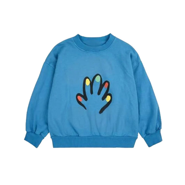 2025 New Children's Spring Autumn Hoodie Cartoon Print Unisex Sweatshirt European Style Top for Boys And Girls