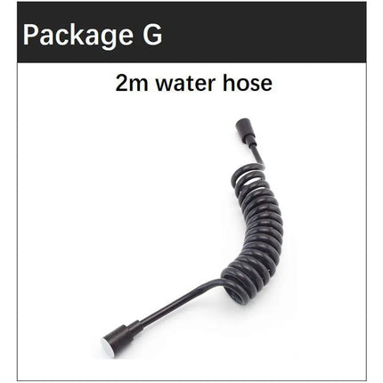 Handheld Black Toilet wash Bidet Faucet Spray Gun Sprayer shower head Anal cleaning washer WC Bathroom water valve hose holder
