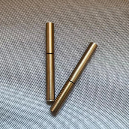 2024 New Brass Kerosene Nunchaku Lighter Windproof Mini Retro Grinding Wheel Ignition Flint Fireless Men's Smoking Toy Gift