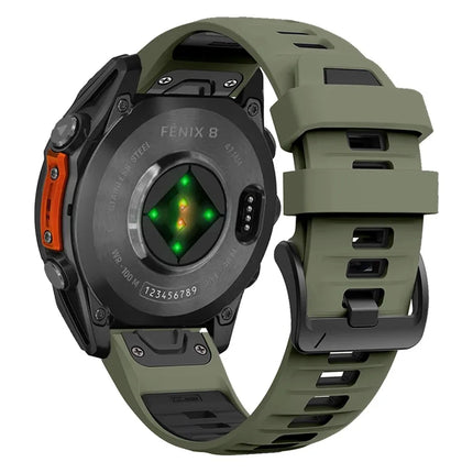 For Garmin Fenix 8 43mm 47mm 51mm Sports Original Silicone Wristband for Garmin Epix/Quatix7/Fenix 7X 6X 7S Pro/Descent Mk3 Band