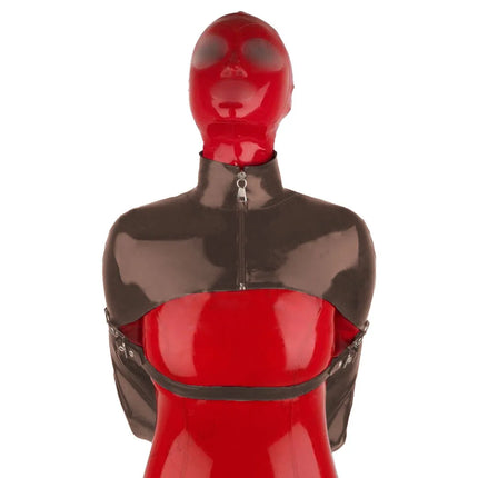 Unisex Faux Leather Halloween Cosplay Costume, Sexy Tops, Front Zippers, Unisex, Exotic, PVC, Clubwear, Women, Men, 7XL