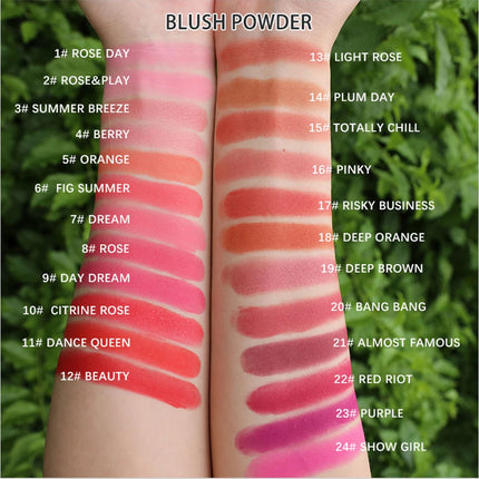 DIY 6-color Private Label Blush Highlight Powder Concealer Contour Palette Custom Bulk Waterproof Matte Makeup 3-color Package