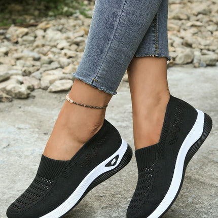 Fashionable casual single shoes, breathable and comfortable women's shoes, sports vulcanized shoes, anti-slip flat shoes