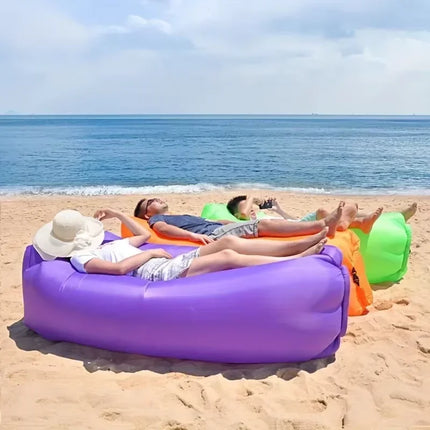 Kid Lazy Inflatable Sofa Bag Outdoor Portable Inflatable Couch Folding Camping Mattress Music Festival Recliner Outdoor Toy