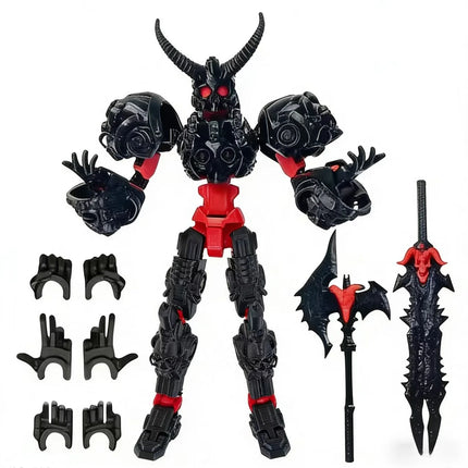 Titan 13 Action Figure,Assembly Completed 3D Printed T13 Multi-Jointed Movable Robot with Full Articulation Lucky13 Nova13 Dummy