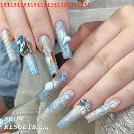 DIY Nail Art Blossom Gel Semi Permanent Soak Off Marble Gel Polish Varnish Quickly Blooming Nail Polish Bubble Ocean Wave Gel