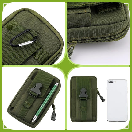 5pcs Waterproof Notebook and Pen Set with Pocket Tactical Notebooks,  1 Metal Pen and a Fabric Case for Outdoor Activities