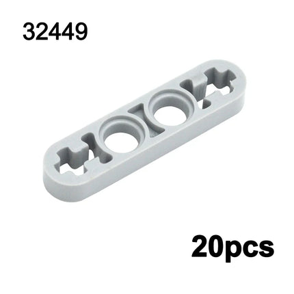 Building Blocks DIY Thin Arm With Shaft Hole Compatible Assembles Particles 99773 6632 32056 32017 Educational Toys For Leduo