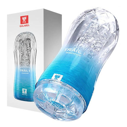 GALAKU Male Masturbator Soft Pussy Sex Toys Transparent Vagina Adult Endurance Exercise Sex Products Vacuum Pocket Cup For Men