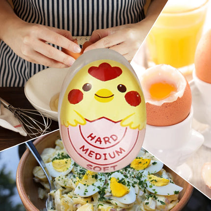 Color Changing Plastic Boiled Egg Alarm Cute Boiled Egg Timer Boiled Egg Alarm Timer Egg Cooking Tools Kitchen Gadgets