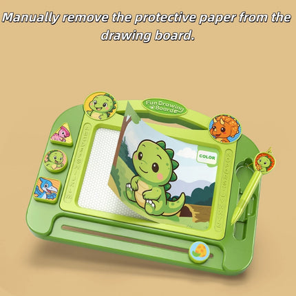 Children's colored magnetic drawing board graffiti erasable drawing writing board magnetic suction stimulates painting talent to