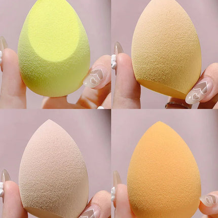 4pc/8pc Soft Makeup Sponge Dry Wet Dual Use Cosmetic Puff Foundation Concealer Highlight Blender Make Up Beauty Tool Accessories