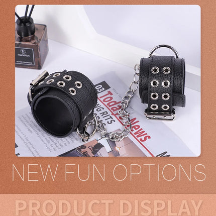 New BDSM Adult Games Handcuff Wrist Ankle CuffS Restraints Bondage Sex Toy Restraints Sex Bondage Exotic Sex Toys for Women
