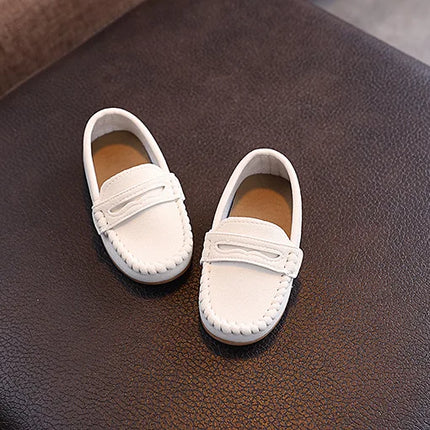 Children Moccasin Shoes Boys Flats Loafers Non-slip Tassels Cute Kids Casual Leather Shoes Soft Slip-on Pleated Solid Color 2025