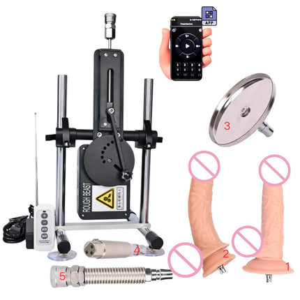 ROUGH BEAST 360° Mute APP Control Sex Machine for Women Love Machine With Vac-u-Lock Dildo Attachments Pumping Gun Sex Toy 70W