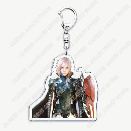 Popular Game Keychains for Accessories Key Chain Jewelry Keyrings Cloud Strife Ffvii Tifa Sephiroth Vincent Valentine Fans Gifts