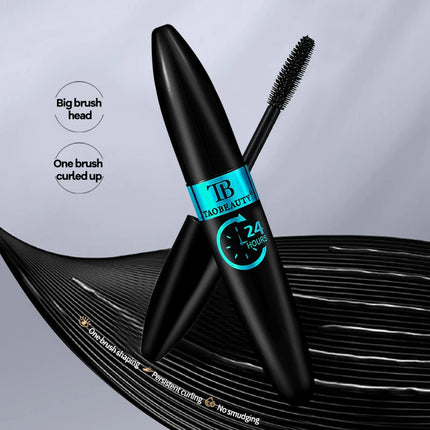 5D Mascara Waterproof Lengthening Curling Eyelashes Long Lasting Sweatproof Mascara Black Silk Fibre Makeup Beauty Cosmetics New