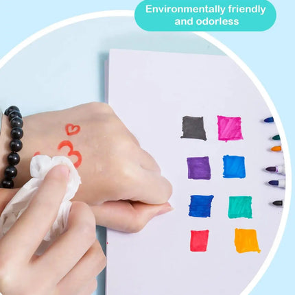 8 Color Magnetic Erasable Whiteboard Pen Color Options Numbering Stationery Office Teaching Supplies For Student Blackboard Note