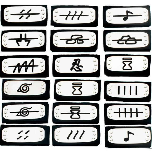 Anime Headbands Uzumaki Akatsuki Figure Cosplay Accessories Props Head Belt Cartoon Kids Boy Forehead Protector Baby Toys