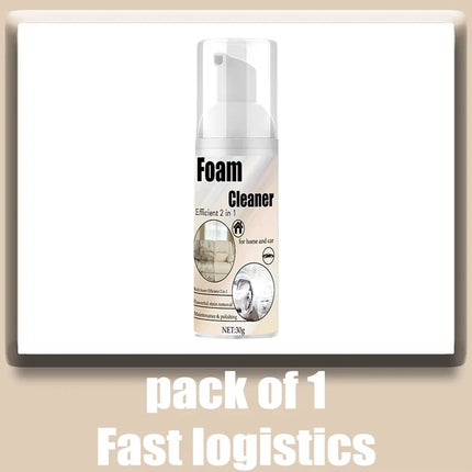 Multifunctional Foam Cleaner Car Interior Stain Removal and Cleaning Leather Seat Home Foam Cleaner Spray Maintenance Wash