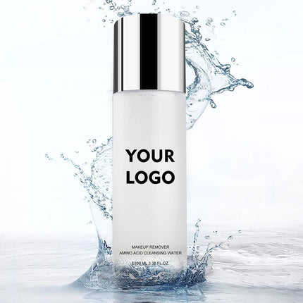 Private Label Makeup Remover Custom Logo 100ML Pure Plant Eye Lip Facial Amino Acid Cleansing Makeup Smooth Skins Texture Moist