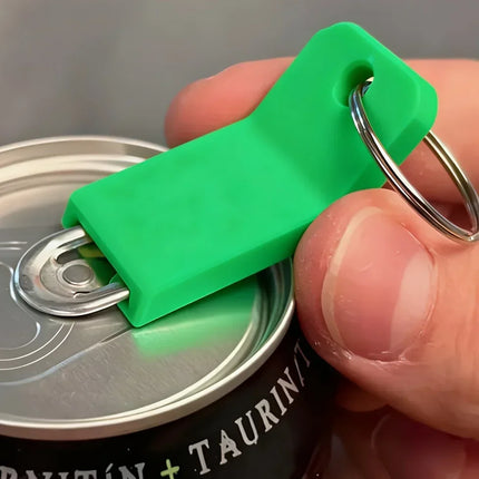 1Pc can beverage bottle opener, easy not to hurt hands, equipped with iron rings, not easy to lose, easy to carry, sturdy and durable