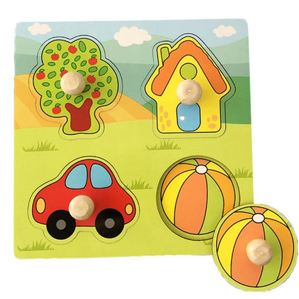 Baby Montessori Puzzles Wooden Toys for Children 1 2 3 Years Educational Learning Kids Games Child Birthday Gifts