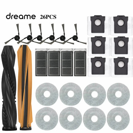 Dreame X50 Ultra / S40 Enhanced Edition Robot Vacuum Cleaner Accessories Main Roller Side Brush Hepa Filter Mop Dust Bag Parts