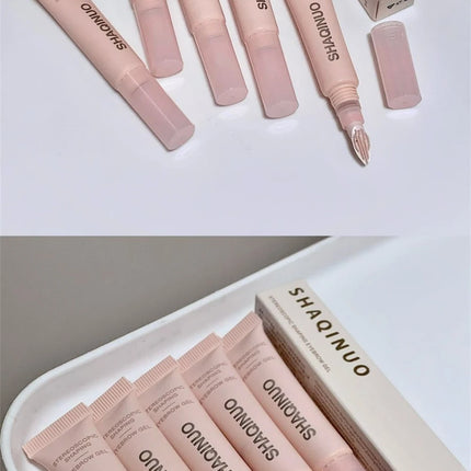 3D Brow Gel Waterproof Smudge-Proof Eyebrow Styling & Shaping with Silicone Brush Long-Lasting Hold for All-Day Wear Makeup