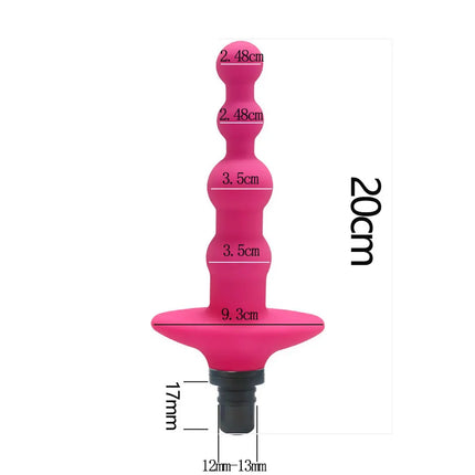 FREDORCH Sex Machine Attachments Fascia Gun Massage Head to Silicone Dildo Sex Toys for Men Women Vibrators Penis Masturbation