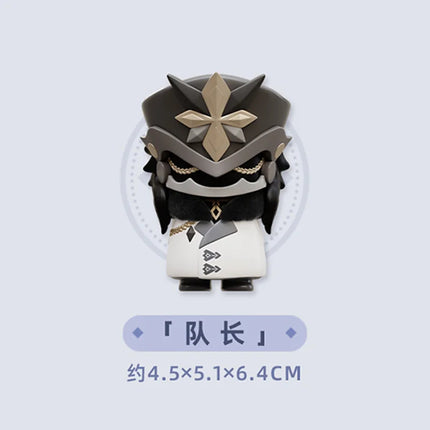 New Genuine Stock Genshin Impact Fatui Harbinger Series Trendy Blind Box Toys Q Version Model Decoration Birthday Surprise Gifts