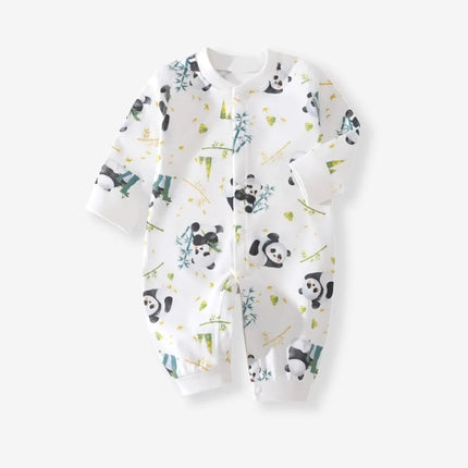 Spring Autumn Newborn Baby Boy Girl Romper 100% Pure Cotton Soft Cartoon Bodysuit 1-12 Months