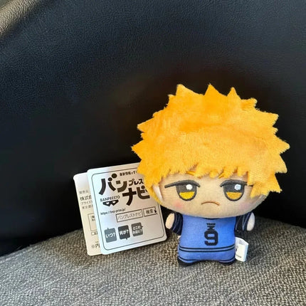 10cm Blue Lock Anime Game Plush Toy KeyChain Pendant Backpack Charm  Creative Birthday Gift Figure Doll