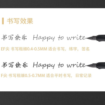 Genuine German Lingmei Pen Tip Z50 Hunter Star Universal Replacement Pen Tip Ef Black Silver F