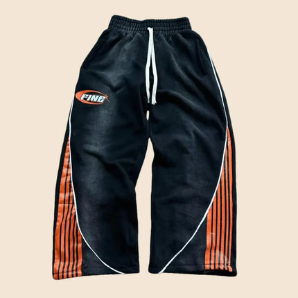 American Sweatpants Cotton Stripe Design Multi-color Drawstring Pants For Men and Women To Wear Hip-hop Street Casual Models.
