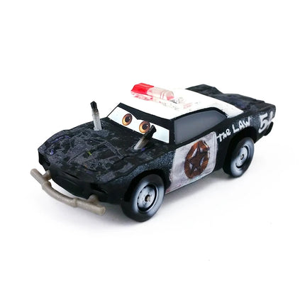 Pixar Cars 3 The Thunder Valleycrash Party Sheriff Mud McQueen Miss Mr Destroy Metal Diecast Toy Car Kids Birthday Gifts
