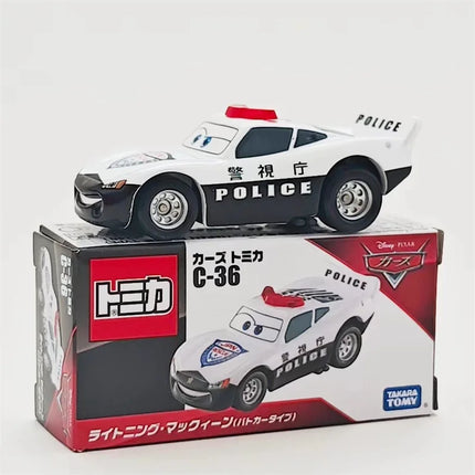 Takara Tomy Cars Lightning McQueen Jackson Storm Alloy car model die-casting collection gift giving classic children's gift toys