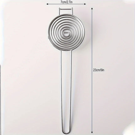 Stainless Steel Egg Separator, Egg White and Yolk Separation Spoon, Baking Egg Filter, Household Kitchen Gadget