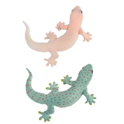 Gecko Prank Props Simulation Lizard Figures Animal Figurines Cognition Toys Lizards Action Model Family Games Gecko Figurine Toy