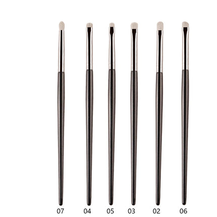 1pc White Pony Hair Eyeshadow Makeup brushes Small Smudge Precision Crease Detail Bevel Eye Shadow Make up brush Liner Lip